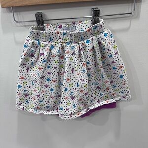 ❤️4/20❤️ Souris Mini Colorful Kids Retro Skirt with Biker shorts
